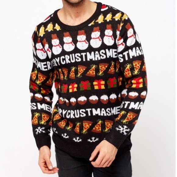 Hm Divided Ugly Christmas Sweater 